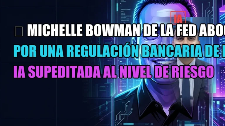🏦 Michelle Bowman de la Fed aboga por una regulación bancaria de la IA supeditada al nivel de riesgo