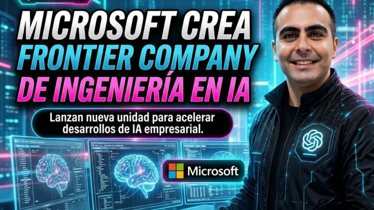 Microsoft lanza Microsoft Frontier Company como nueva unidad de ingeniería de IA empresarial