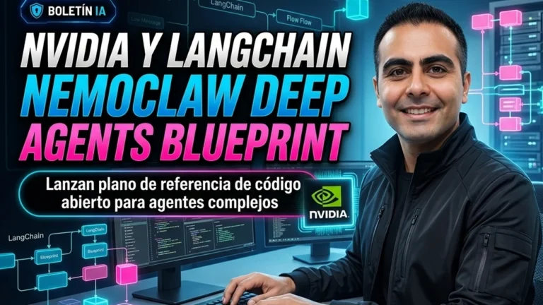 💻 NVIDIA y LangChain lanzan NemoClaw Deep Agents, blueprint de código abierto