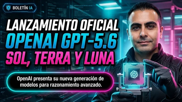 🚀 OpenAI lanza oficialmente la familia de modelos de lenguaje GPT-5.6 (Sol, Terra y Luna)