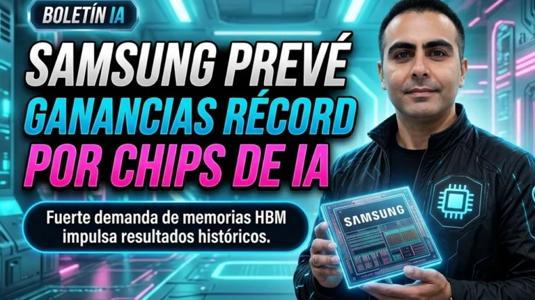 Samsung predice ganancias récord por auge de la demanda de chips de IA