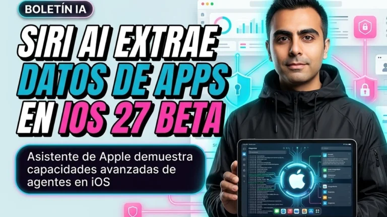 📱 Siri AI demuestra capacidad de extraer datos de apps de terceros en iOS 27 beta