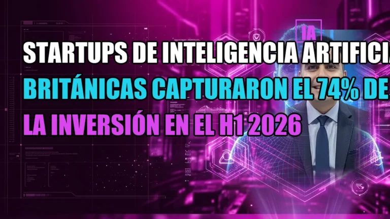 Startups de Inteligencia Artificial Británicas Capturaron el 74% de la Inversión en el H1 2026