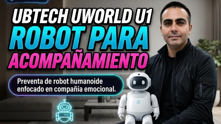 UBTECH inicia la preventa del robot humanoide “UWORLD U1” enfocado en el acompañamiento emocional doméstico