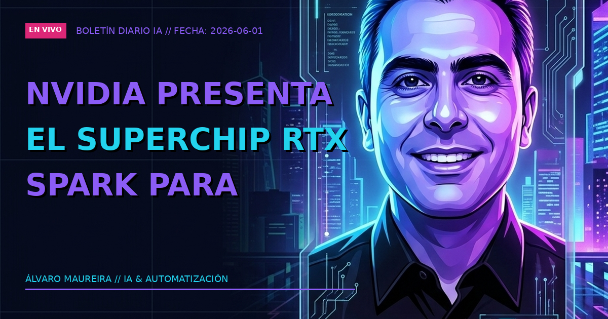 💻 Nvidia Presenta el: El futuro del cómputo agéntico acaba de aterrizar en formato portátil. En Computex 2026