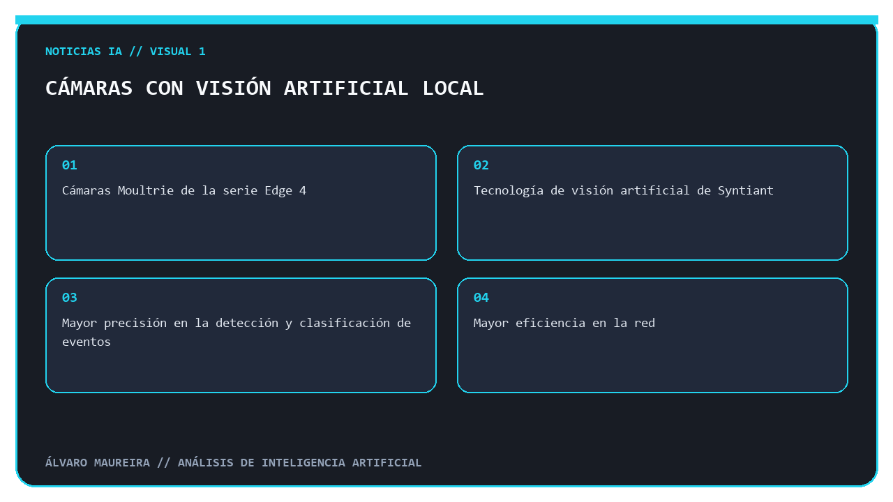 Cámaras con visión artificial local