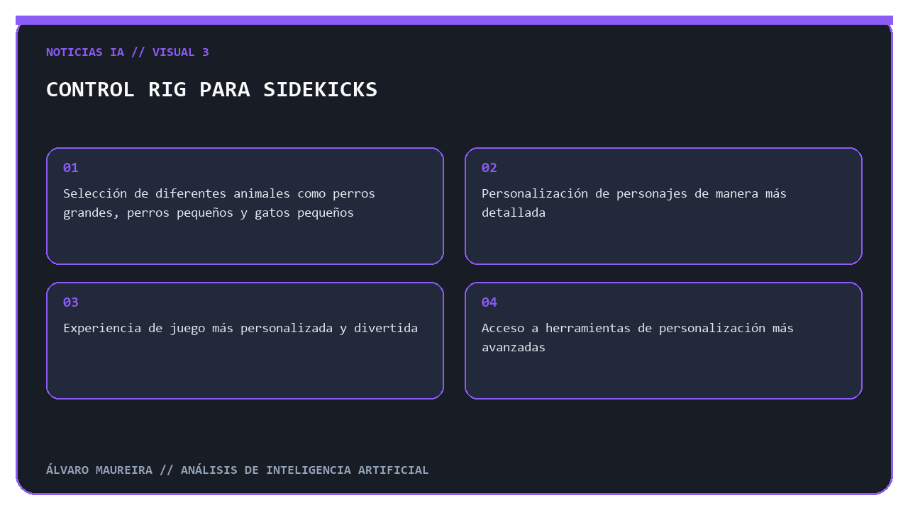 Control Rig para Sidekicks y personajes con voz