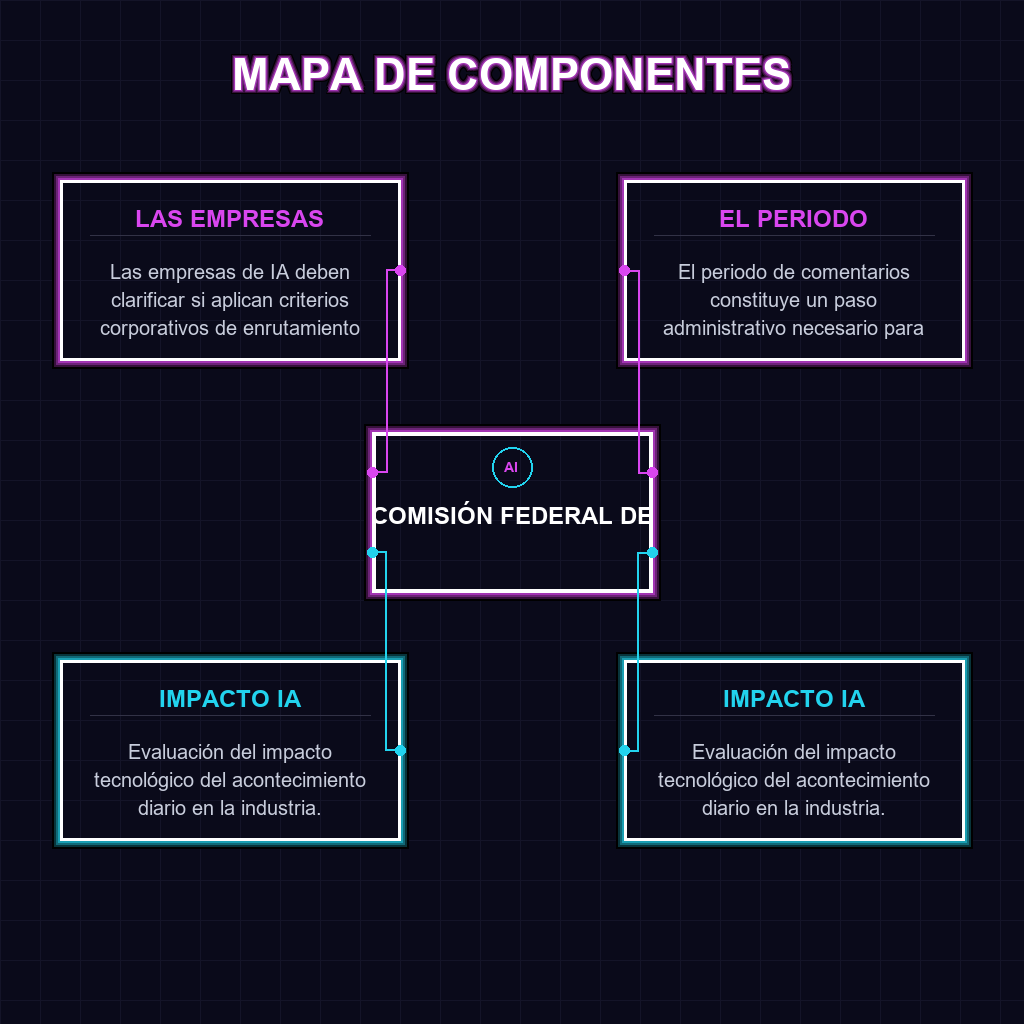 ✦ ✦ MAPA DE RELACIONES: ESTRUCTURA Y ACTORES EN COMISIÓN FEDERAL DE COMERCIO (FTC)