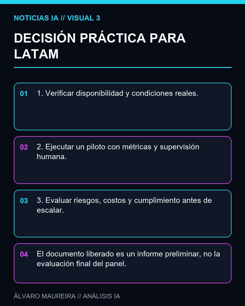 DECISIÓN PRÁCTICA PARA LATAM - La ONU publica el informe preliminar de su Panel Científico Internacional sobre IA