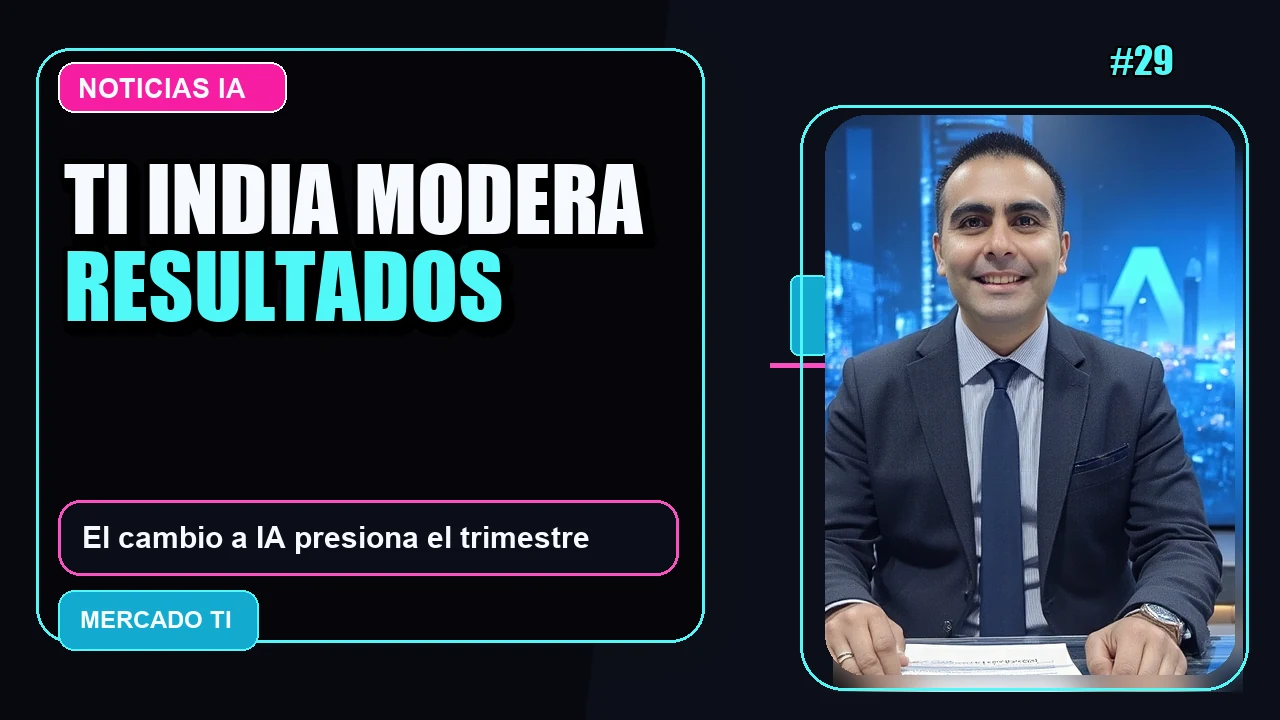 Portada de Empresas indias de TI esperan resultados trimestrales moderados por cambio a IA