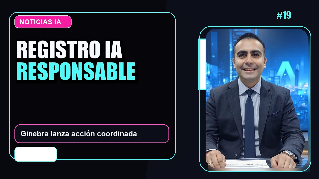 Portada de Lanzamiento del Registro de Acción de IA Responsable en el Foro de Socios de Ginebra