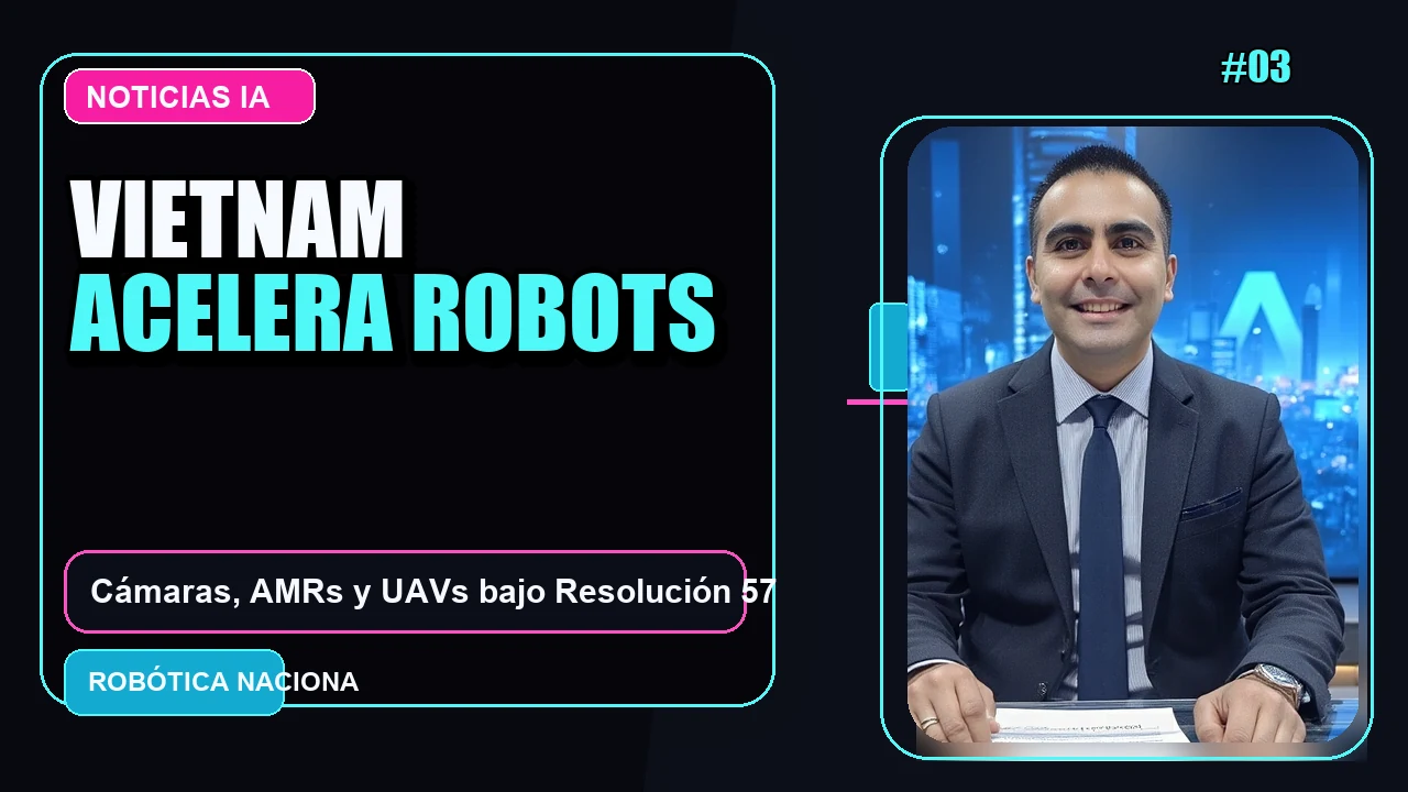 Portada de Vietnam impulsa el Desarrollo de Cámaras con IA, AMRs y UAVs bajo la Resolución 57
