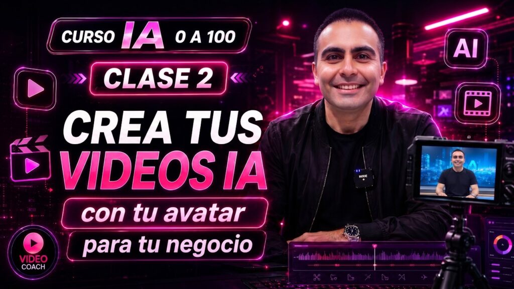 Clase 2: Crea imágenes, videos y avatares con IA para vender más