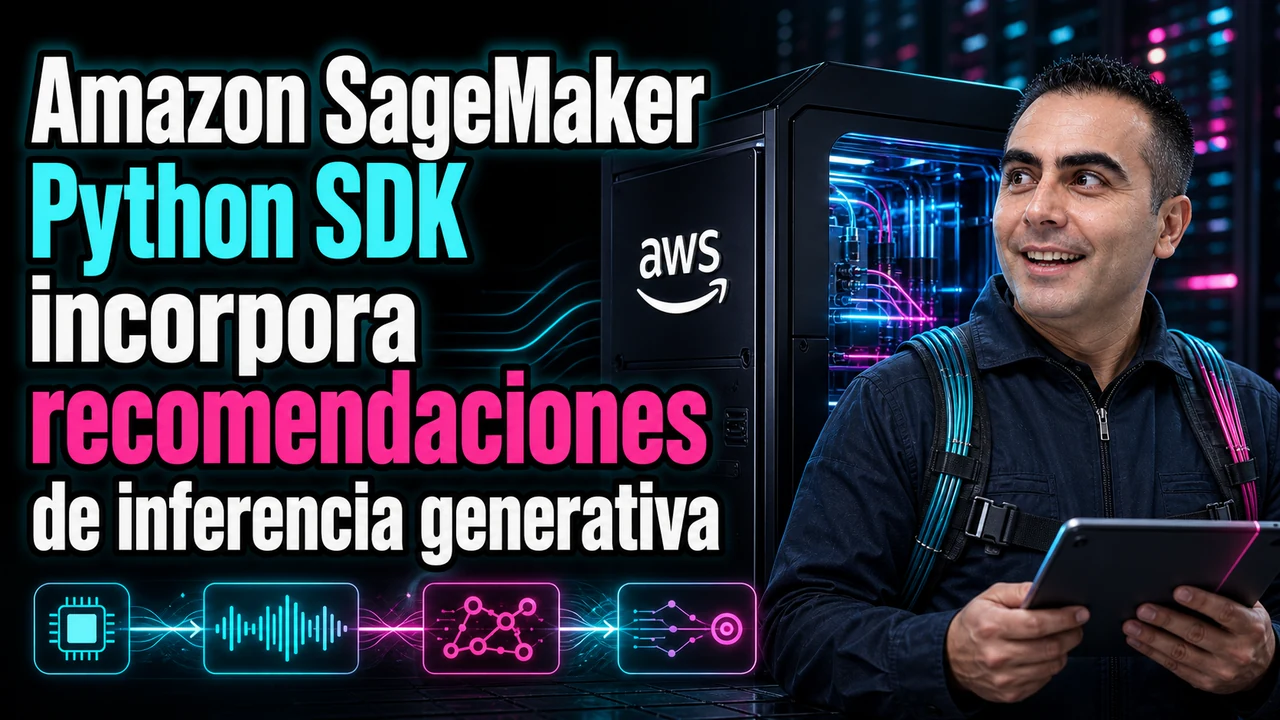 Amazon SageMaker Python SDK incorpora recomendaciones de inferencia generativa