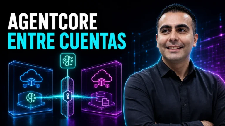 Portada del artículo: AWS muestra cómo AgentCore consulta bases de conocimiento entre cuentas