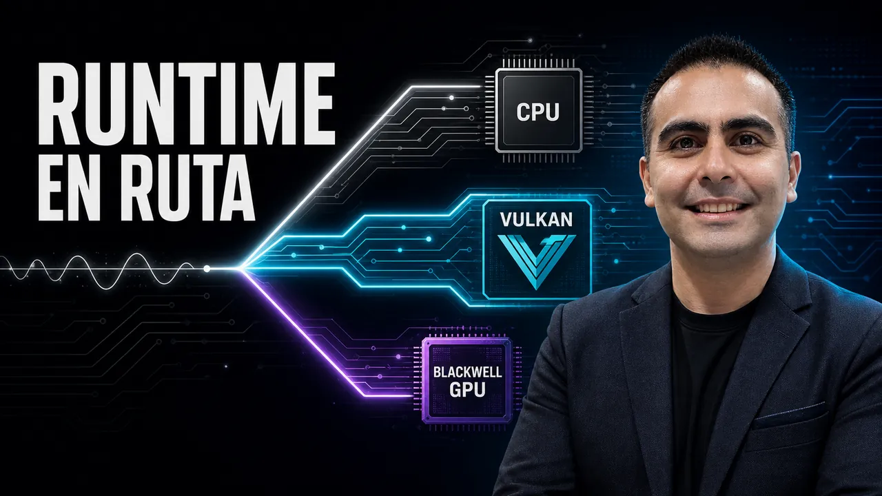Portada editorial: FunASR publica su runtime llama.cpp v0.2.6 con paquetes para CPU, Vulkan y Blackwell