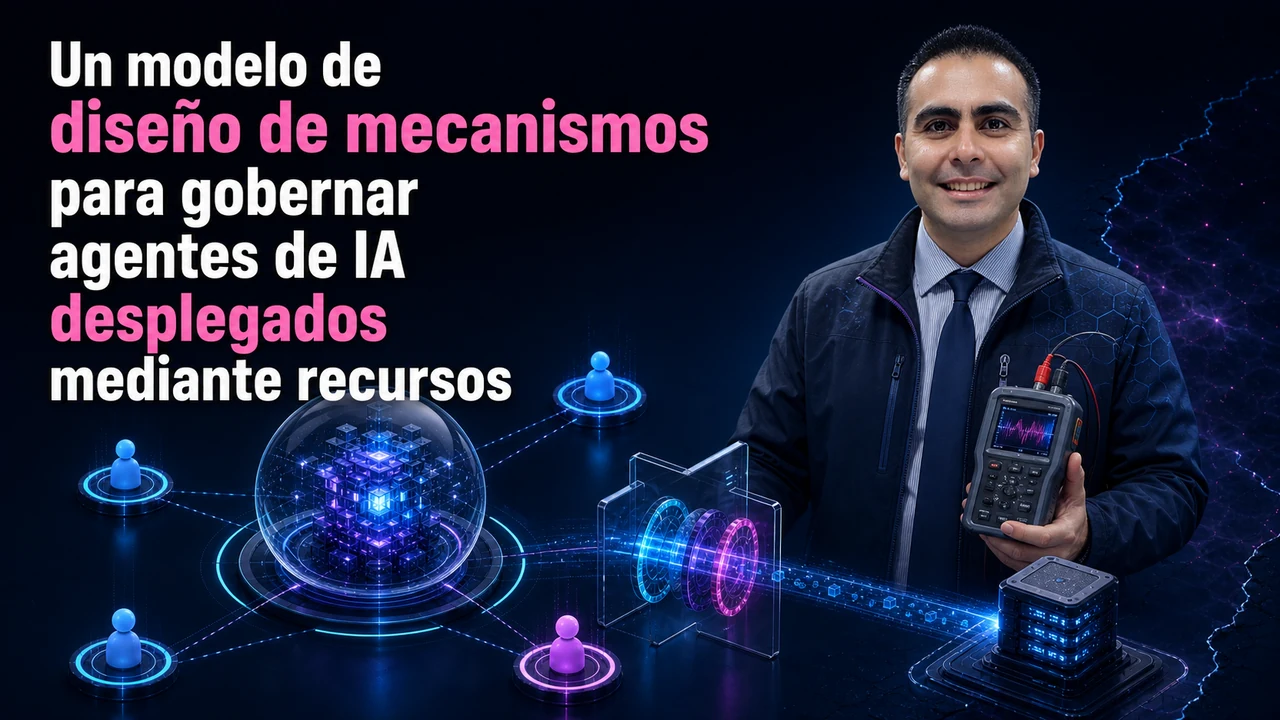 Un modelo de diseño de mecanismos para gobernar agentes de IA desplegados mediante recursos