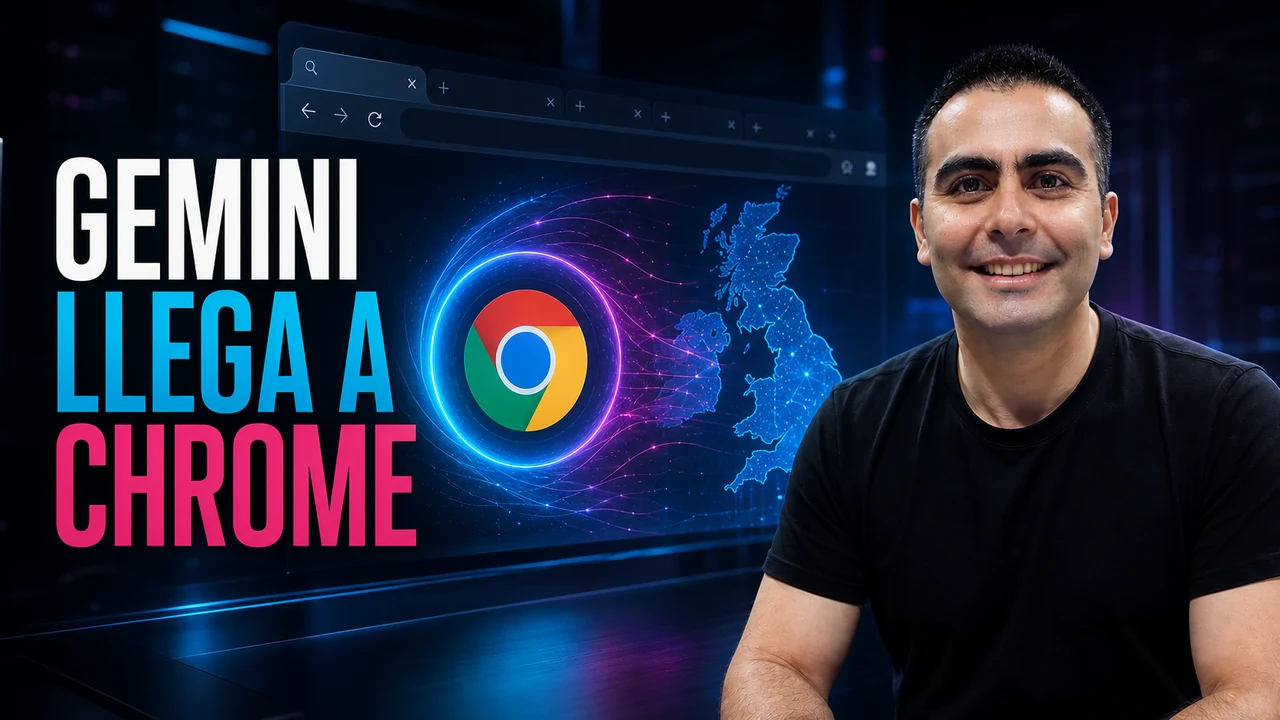 Portada editorial: Google expande Gemini en Chrome para usuarios de escritorio del Reino Unido