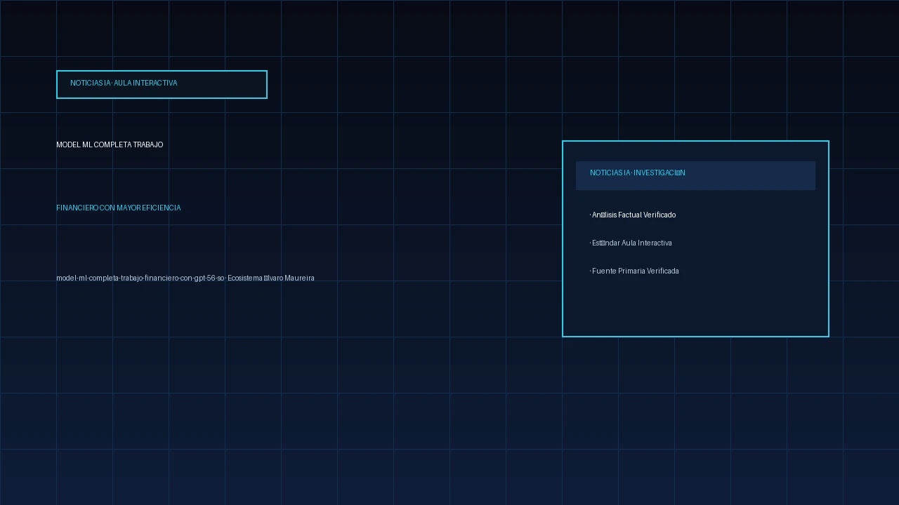 Model ML completa trabajo financiero con mayor eficiencia usando GPT-5.6 Sol