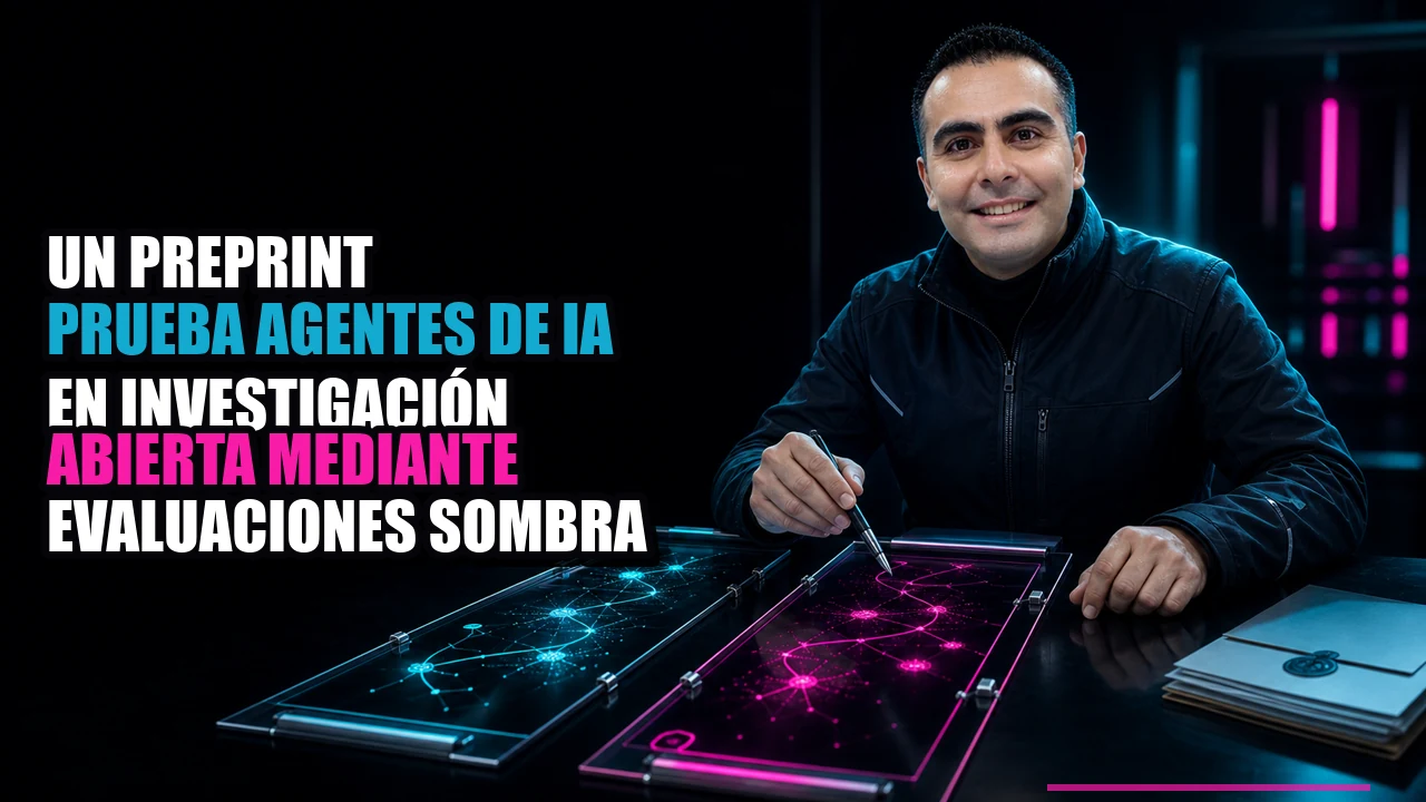 Un preprint prueba agentes de IA en investigación abierta mediante evaluaciones sombra