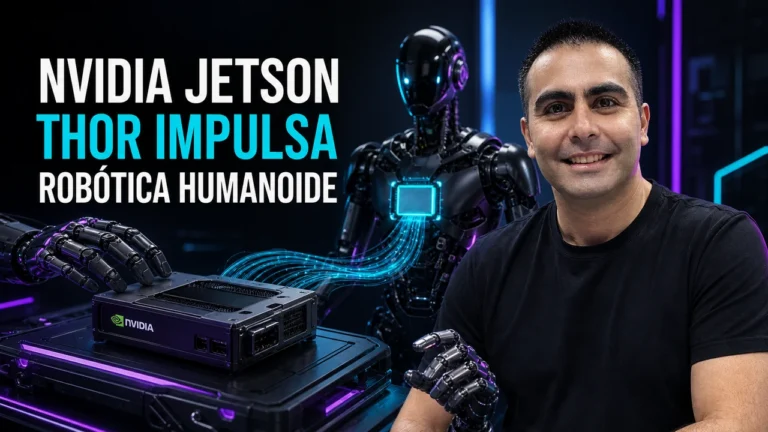 Portada del artículo: NVIDIA Jetson Thor: El cerebro para la robótica humanoide