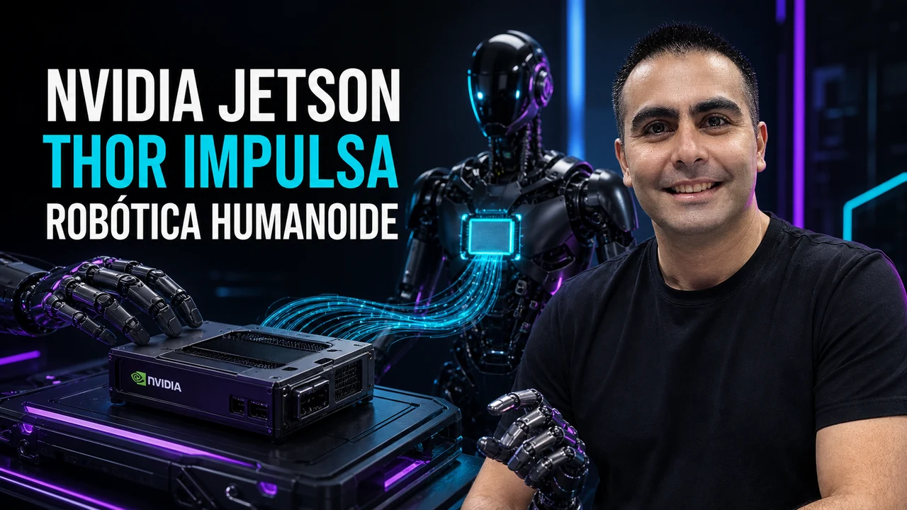 Portada editorial: NVIDIA Jetson Thor: El cerebro para la robótica humanoide