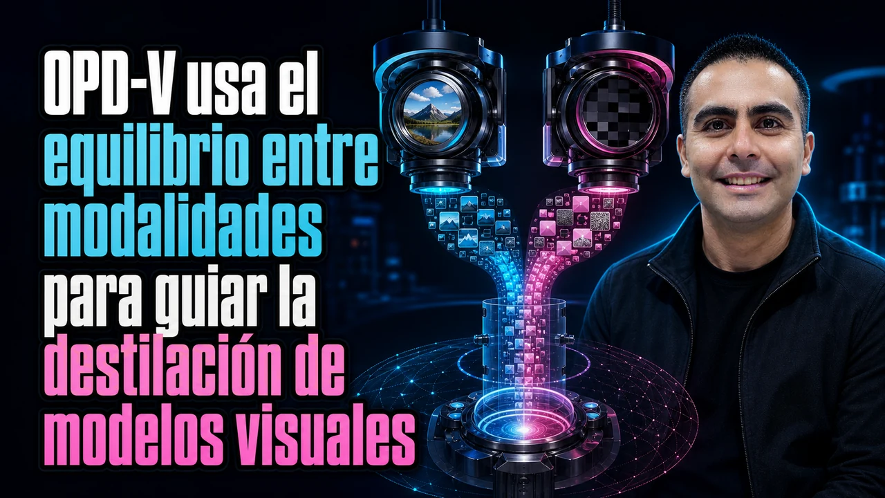 OPD-V usa el equilibrio entre modalidades para guiar la destilación de modelos visuales