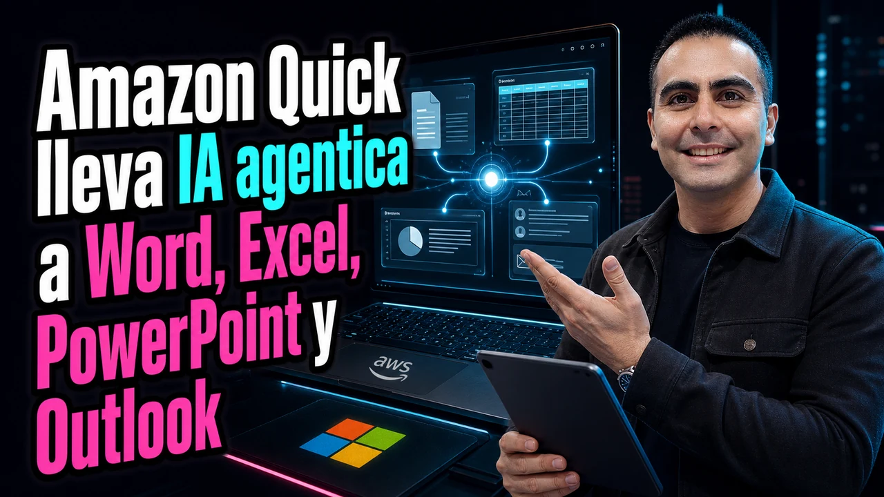 Amazon Quick lleva IA agentica a Word, Excel, PowerPoint y Outlook