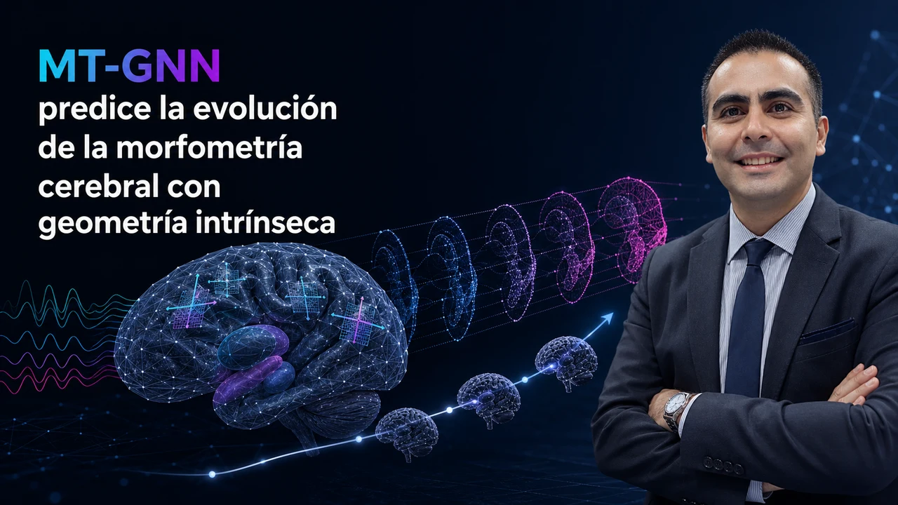 Visualización de MT-GNN, mallas cerebrales y horizontes temporales