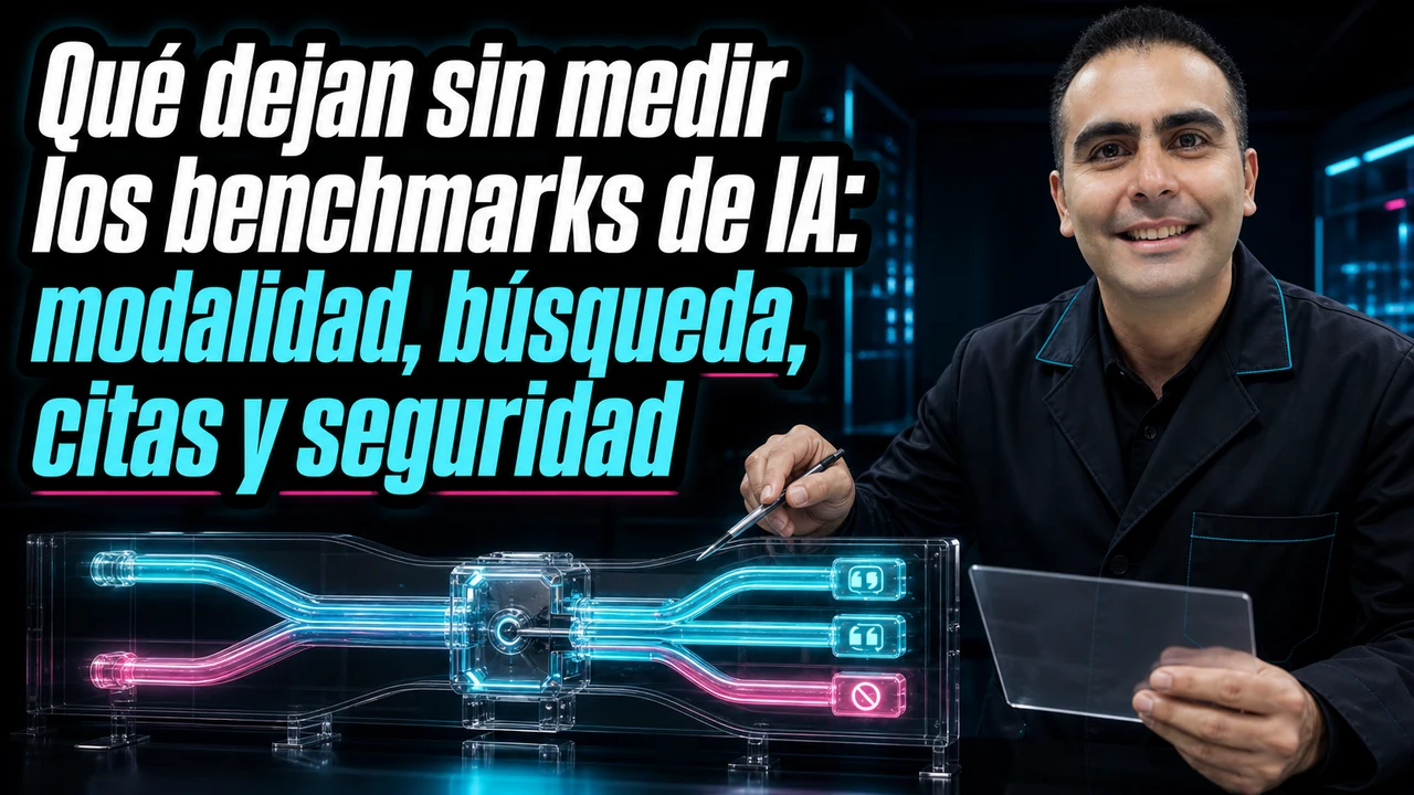 Qué dejan sin medir los benchmarks de IA: modalidad, búsqueda, citas y seguridad