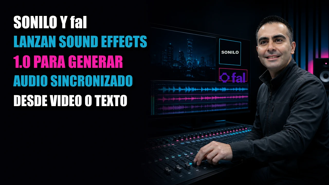 Sonilo y fal lanzan Sound Effects 1.0 para generar audio sincronizado desde video o texto