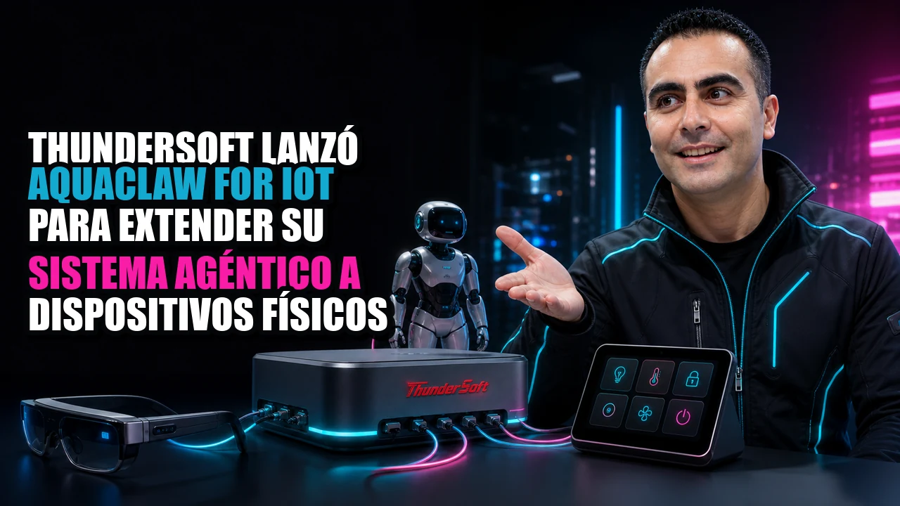 ThunderSoft lanzó AquaClaw for IoT para extender su sistema agéntico a dispositivos físicos
