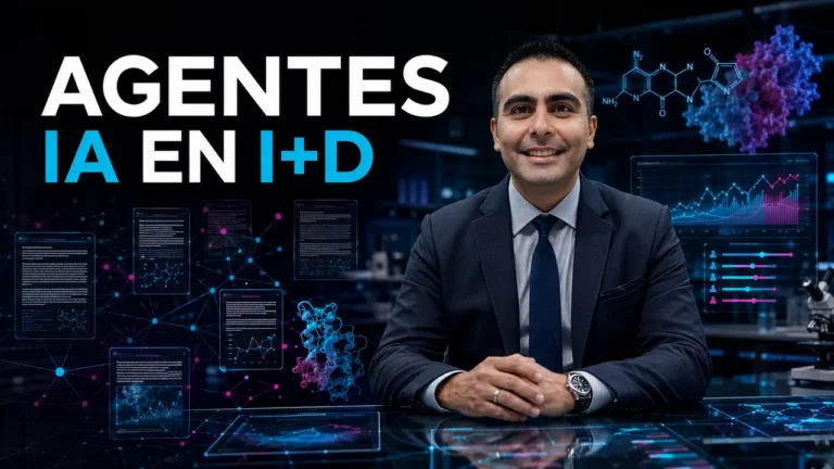 Portada del artículo: AstraZeneca describe Research Assistant, un sistema agéntico para I+D
