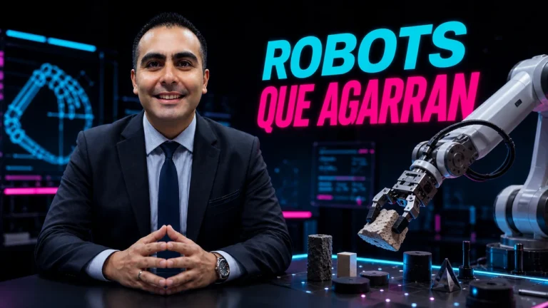 Portada del artículo: SpaHybGen: una representación de contacto para que robots aprendan a agarrar en entornos desordenados