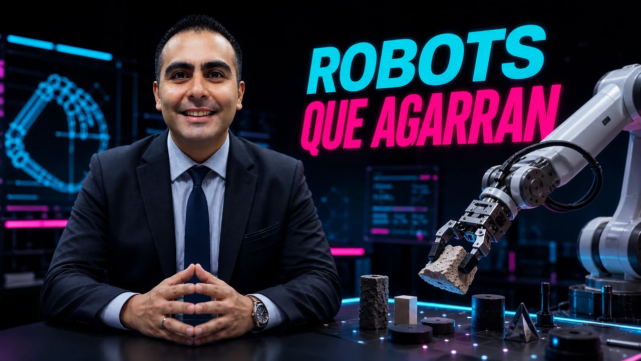 SpaHybGen: una representación de contacto para que robots aprendan a agarrar en entornos desordenados