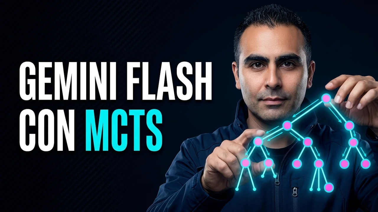 Un agente de código combina Gemini 2.5 Flash con búsqueda MCTS