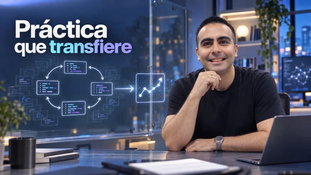 Un agente convierte práctica ejecutable en una estrategia textual de búsqueda