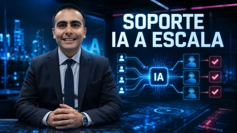 Portada del artículo: AWS conecta SOP, RAG y analítica para escalar soporte