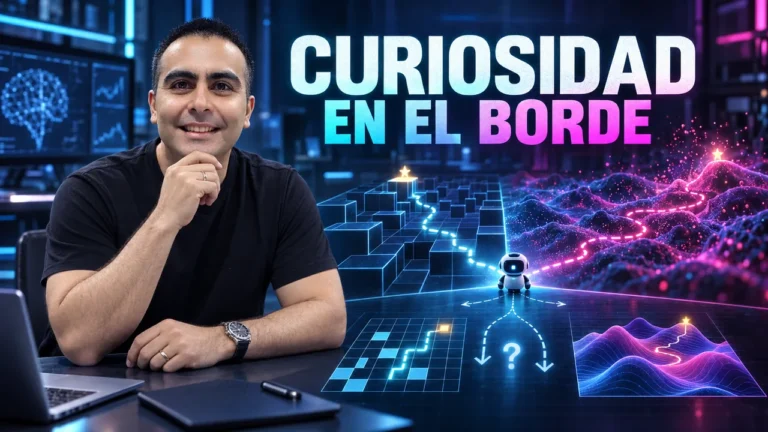 Portada del artículo: Una exploración con curiosidad intrínseca busca el punto medio del caos
