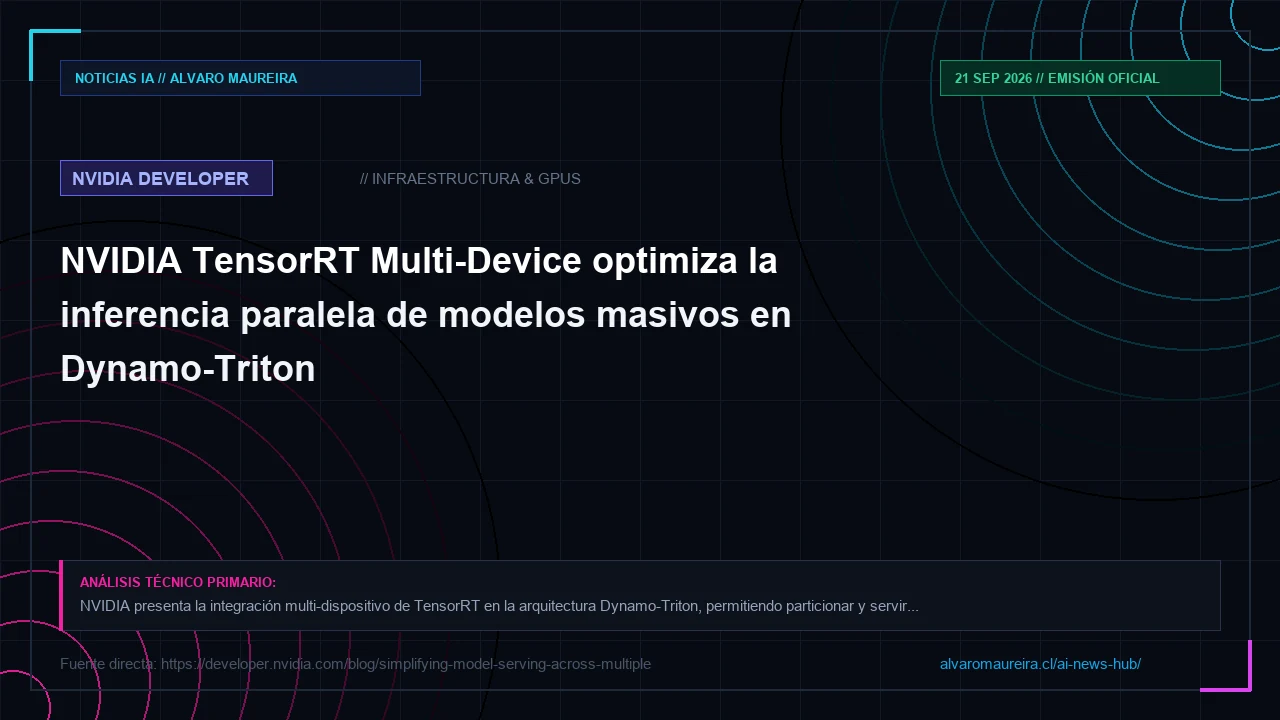 NVIDIA TensorRT Multi-Device optimiza la inferencia paralela de modelos masivos en Dynamo-Triton
