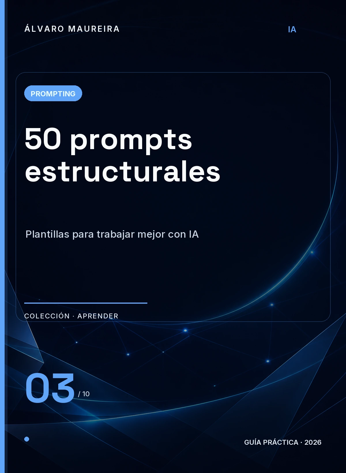 Portada de 50 Prompts Estructurales